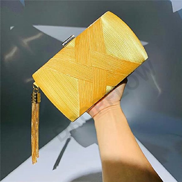 Evening Clutch Bag Elegant Chic Designer Party Wedding Purse Handbag - Picture 5 of 6